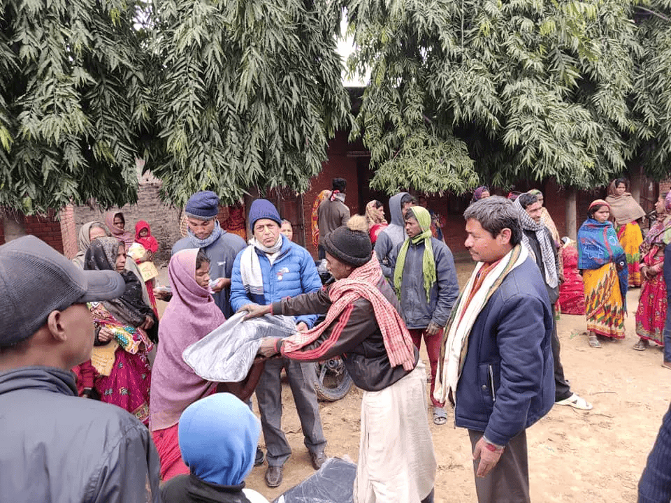 न्यानो कम्मल बितरण कार्यक्रम
